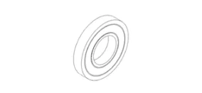Tapered bearing No. 7207-B-2RS