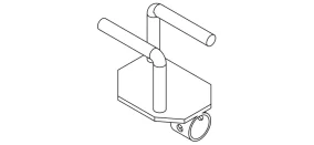 Soporte latiguillos bobcat